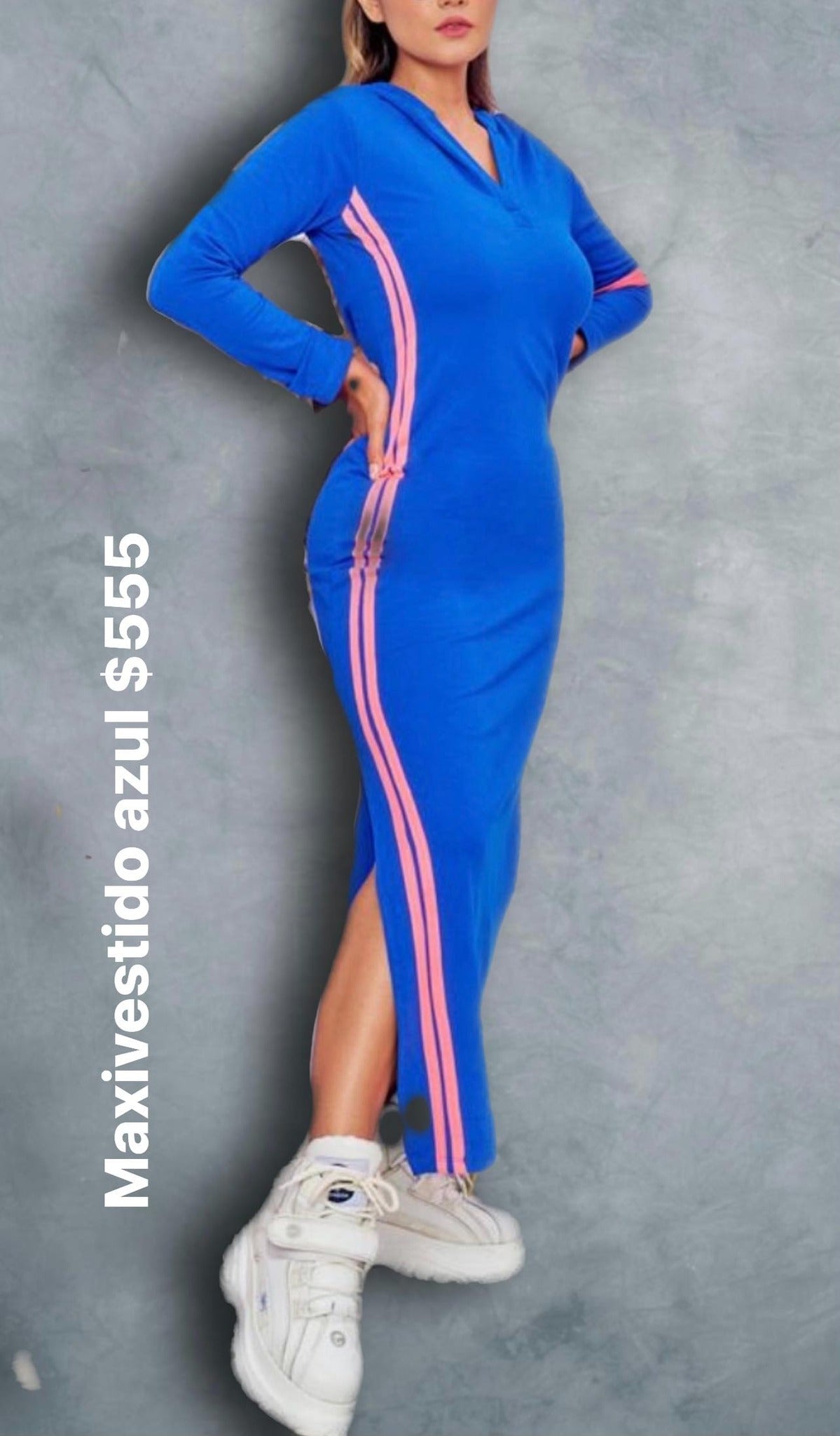 Maxivestido Azul